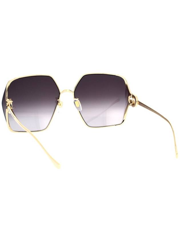 Eyewear Interlocking G Sunglasses Gold - GUCCI - BALAAN 5