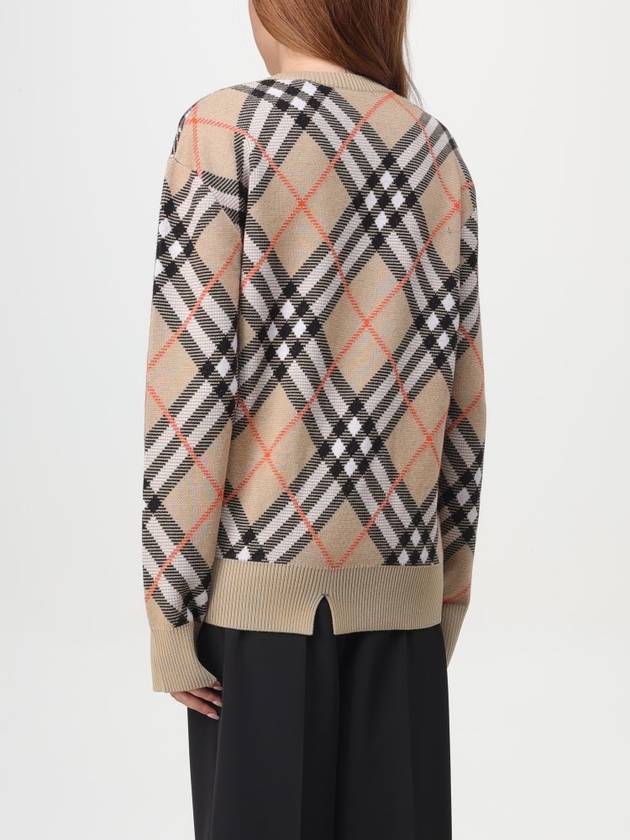 Vintage Check Intarsia Knit Top Beige - BURBERRY - BALAAN 4