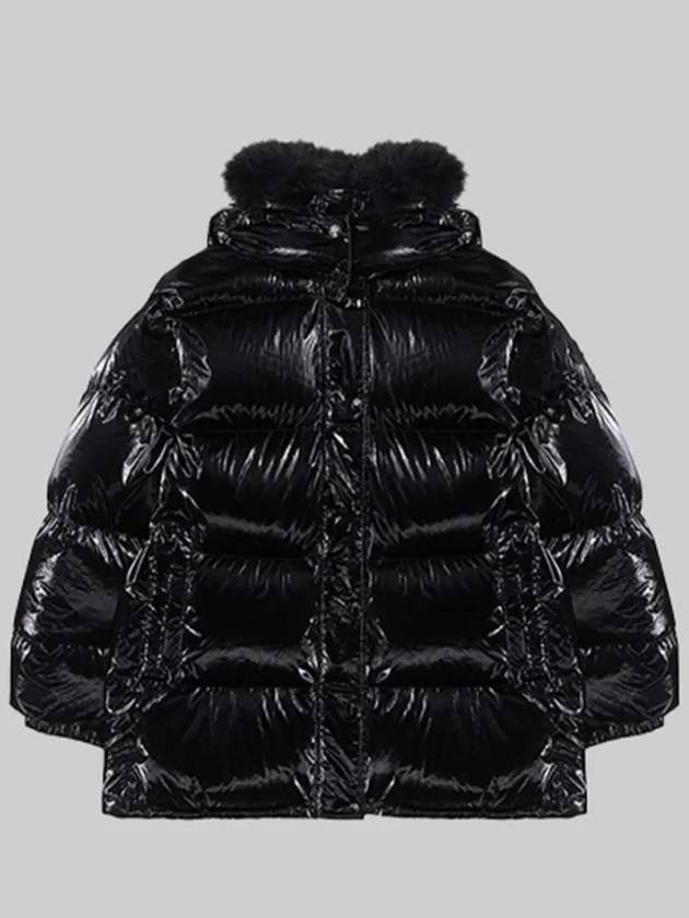 Glossy black women s padding 1A00106 53A3H 999 - MONCLER - BALAAN 2