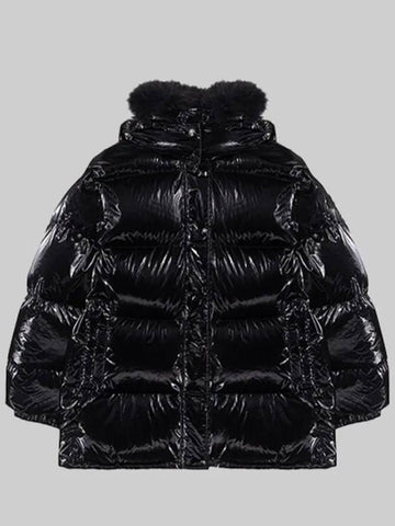 Glossy black women s padding 1A00106 53A3H 999 - MONCLER - BALAAN 1