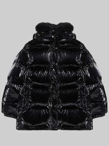 Glossy black women s padding 1A00106 53A3H 999 - MONCLER - BALAAN 1