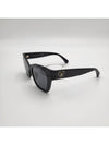 Eyewear Heart Logo Square Sunglasses Black - CHANEL - BALAAN 3