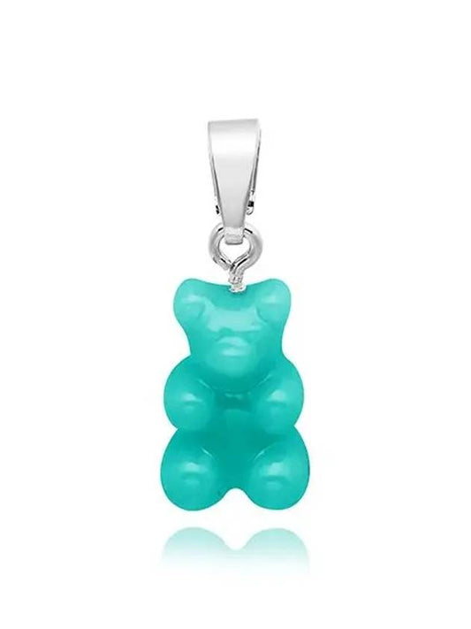 NOSTALGIA BEAR MYKONOS BLUE CLASSIC CONNECTOR SILVER WOMEN S CHARM - CRYSTAL HAZE - BALAAN 1