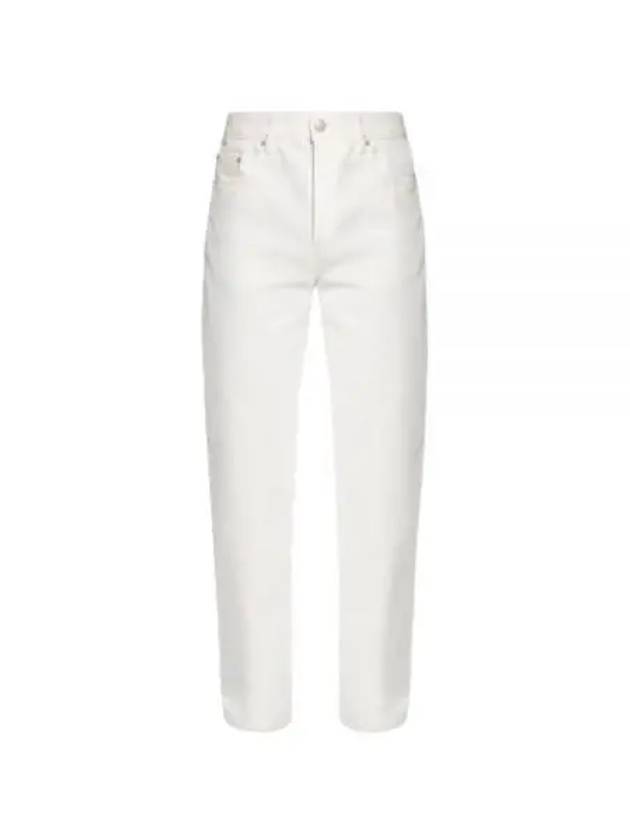 Alexandre Mattiussi Denim Straight Jeans White - AMI - BALAAN 2