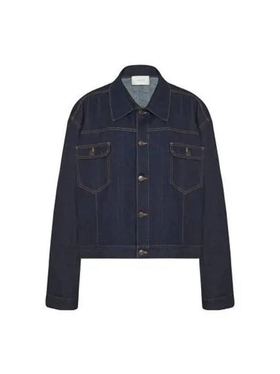 Pocket Denim Jacket Blue - THE ROW - BALAAN 2