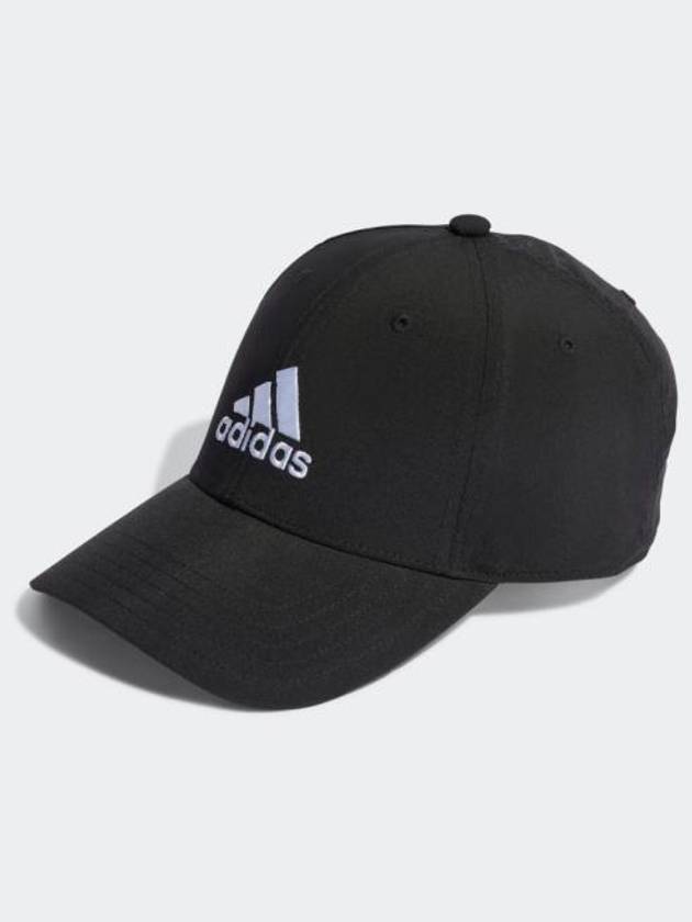 Embroidered Logo Lightweight Ball Cap Black - ADIDAS - BALAAN 2