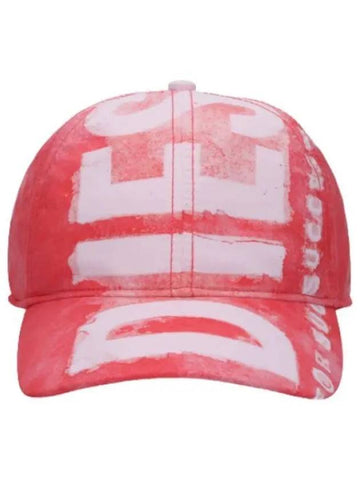 Iwan Ball Cap Red Hat - DIESEL - BALAAN 1