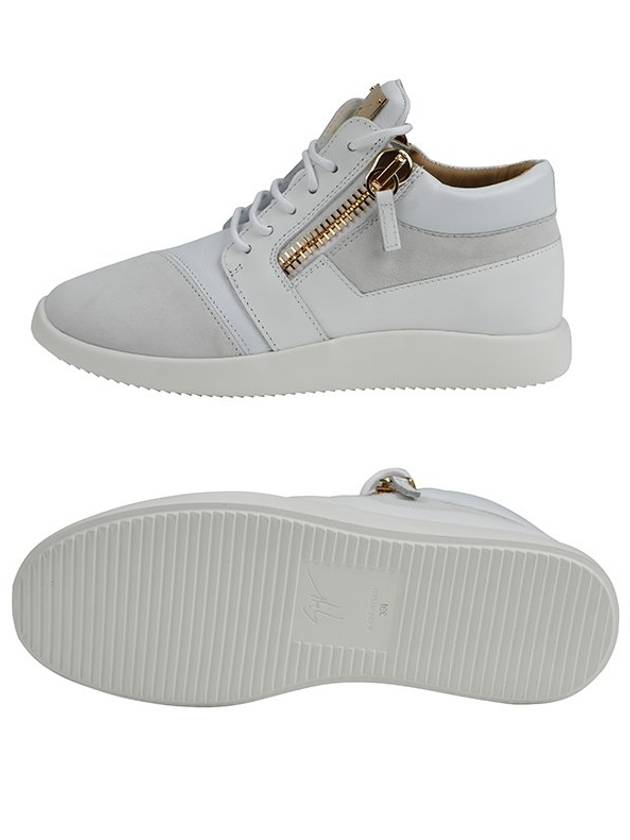 RU70042 001 Runner White Sneakers - GIUSEPPE ZANOTTI - BALAAN 4