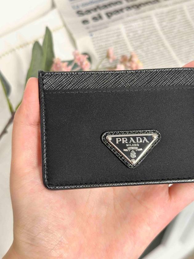 Triangle Logo Safiino Tesuto Card Holder 1MC208 UZ0 F0002 - PRADA - BALAAN 5