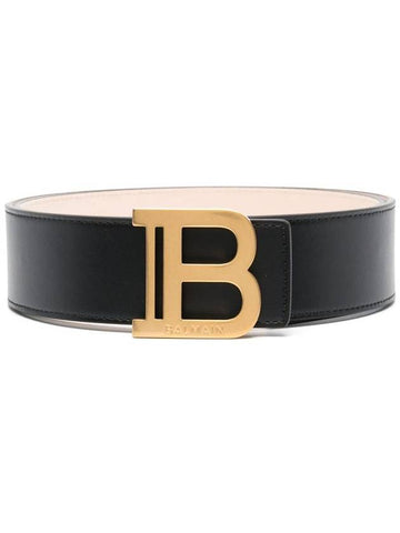 Balmain B-Belt 4Cm-Calfskin Accessories - BALMAIN - BALAAN 1