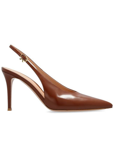 Gianvito Rossi Heeled Shoes 'Robbie', Women's, Brown - GIANVITO ROSSI - BALAAN 1