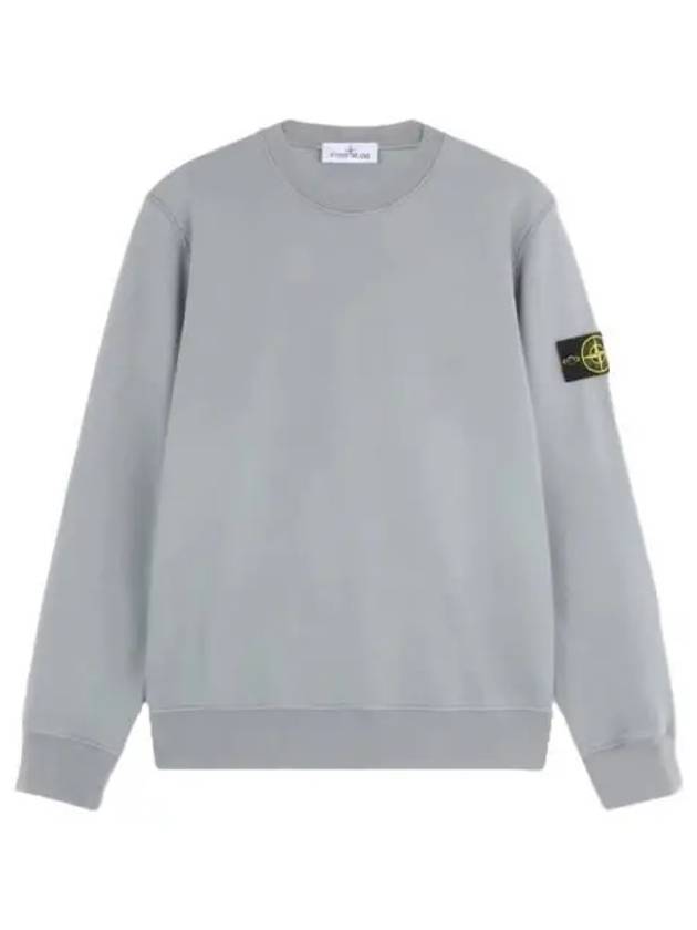 Compass Patch Cotton Sweatshirt Grey - STONE ISLAND - BALAAN 2