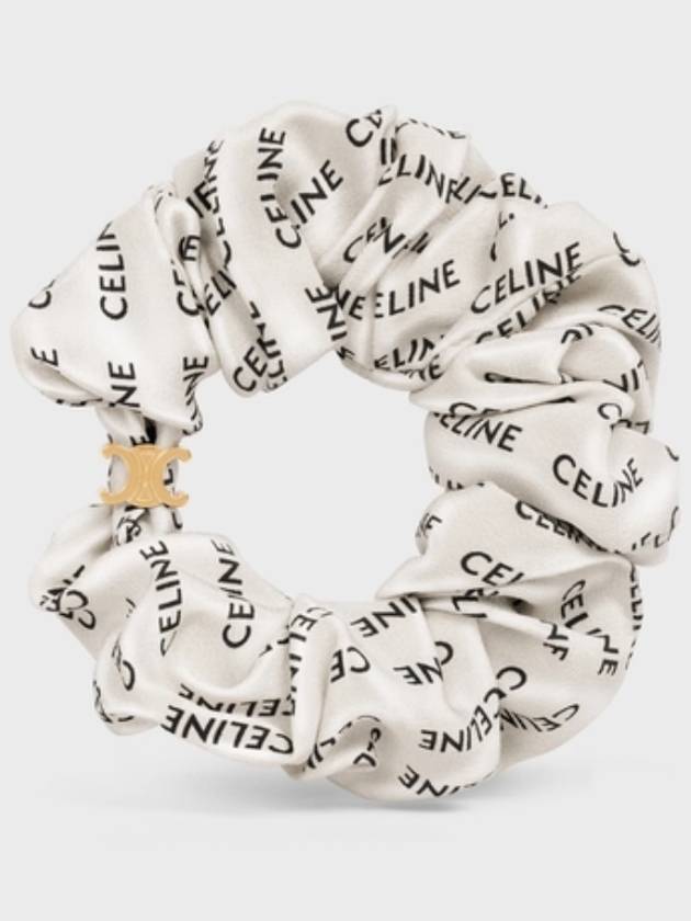 Rayure Bracelet Slik Scrunchy Gold White - CELINE - BALAAN 2