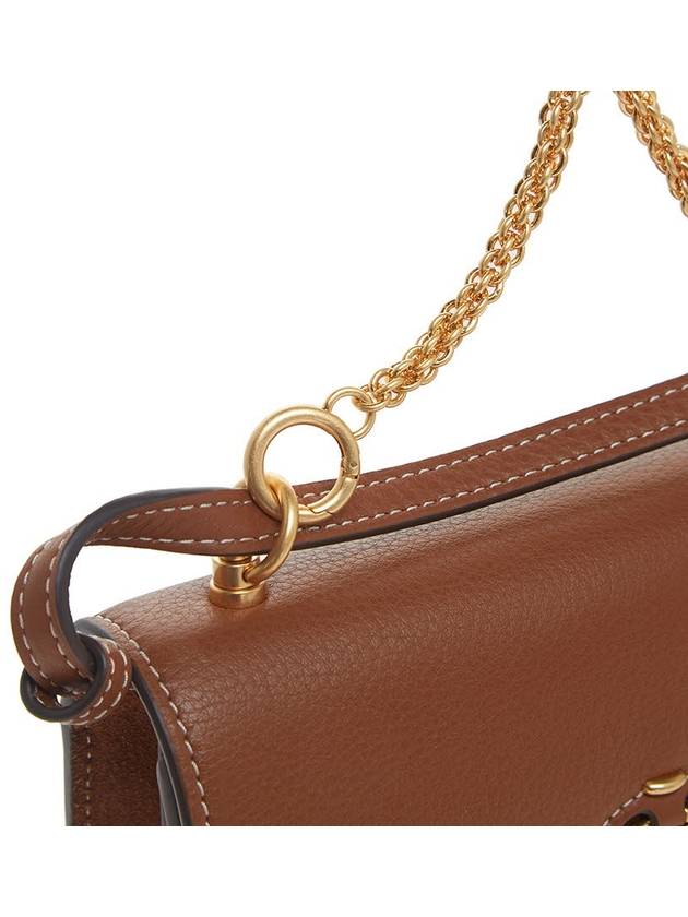 Miller Chain Tote Mini Bag Brown - TORY BURCH - BALAAN 11