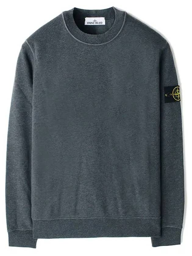 Compass Patch Cotton Sweatshirt Grey - STONE ISLAND - BALAAN 2