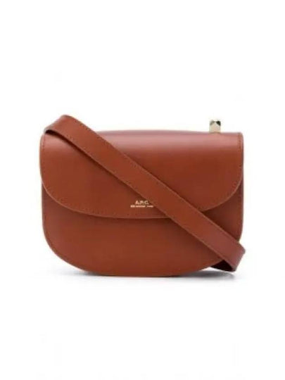 Geneve Mini Saffiano Cross Bag Brown - A.P.C. - BALAAN 2