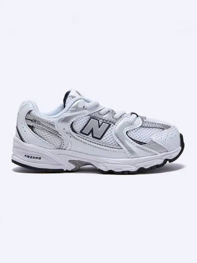 Kids 530 Low Top Sneakers White Silver - NEW BALANCE - BALAAN 2