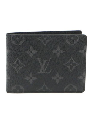 Monogram Eclipse Canvas Multiple Wallet Half M61695 - LOUIS VUITTON - BALAAN 1