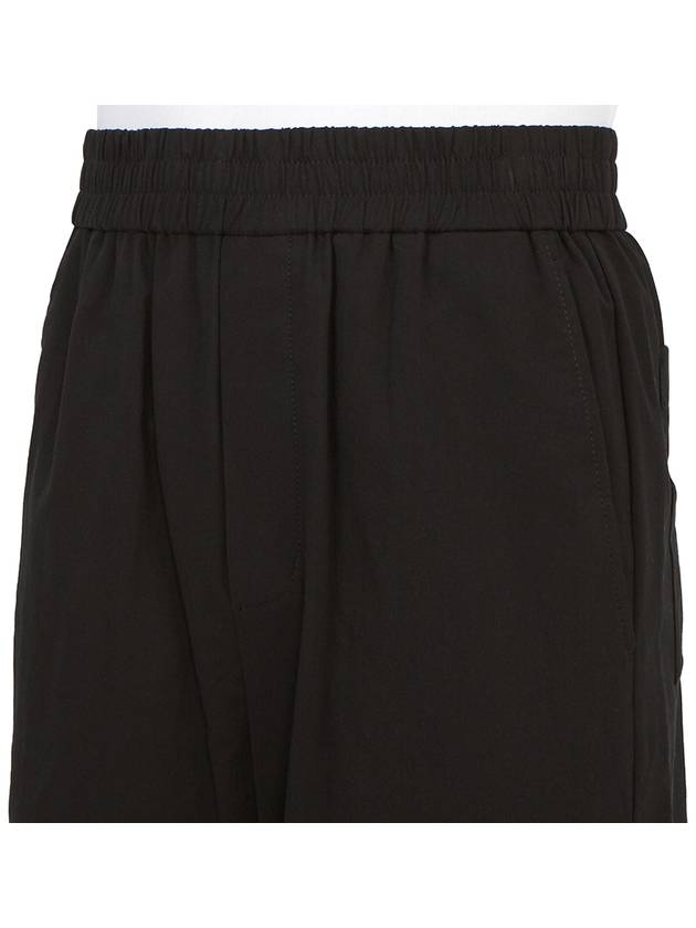 De Coeur Cotton Track Shorts Black - AMI - BALAAN 8