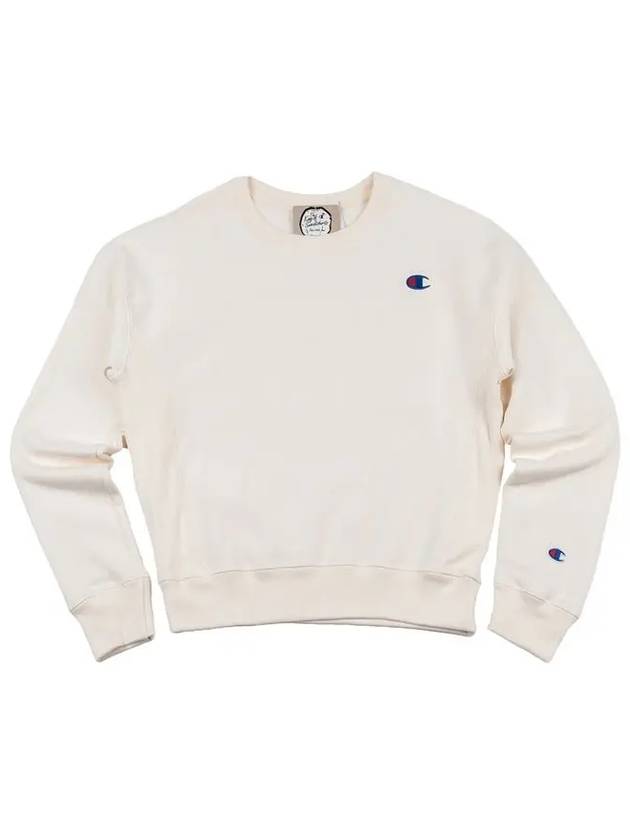 Reverse Weave Crew Neck Sweatshirt Chark White - CHAMPION - BALAAN 2