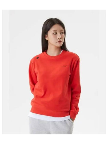 Cloud Sweat Small Worthing Sweatshirt Red SP323UHT82 - DESCENTE - BALAAN 1