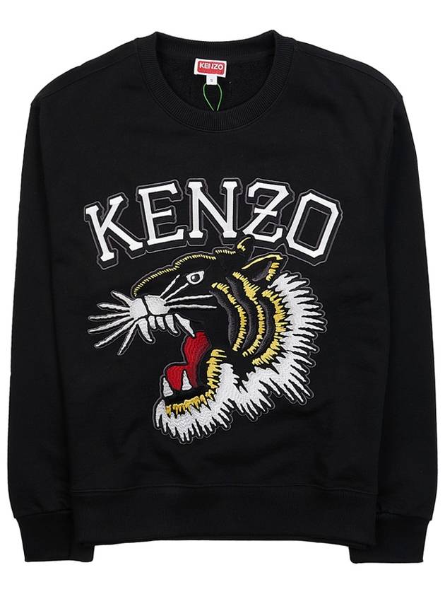 Varsity Jungle Tiger Sweatshirt Black - KENZO - BALAAN 11