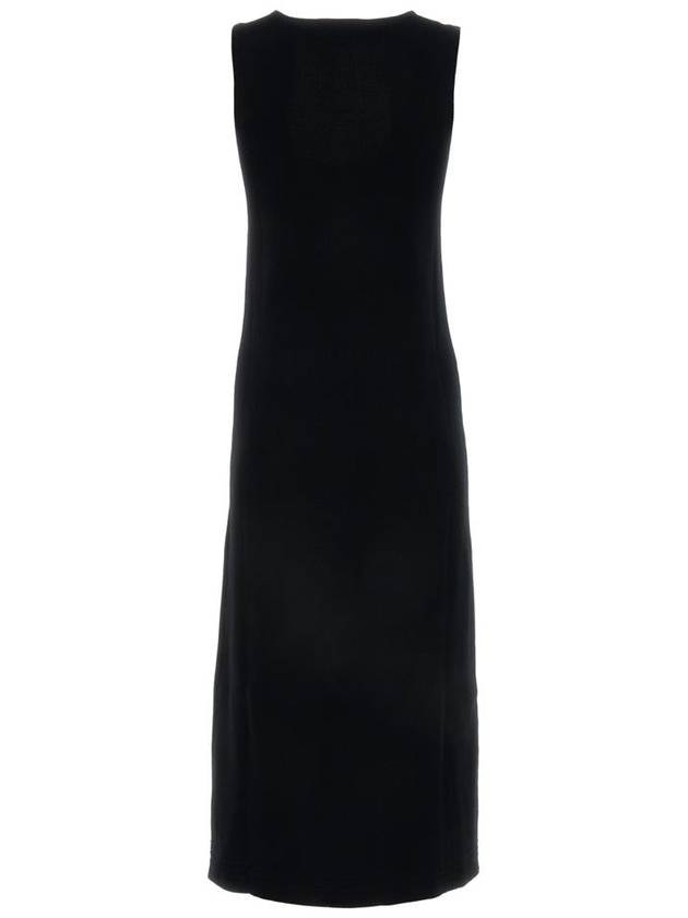 Midi Dress J02CT0261 J15391 001 BLACK - JIL SANDER - BALAAN 3