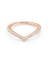 Sparkling Wishbone Ring Rose Gold - PANDORA - BALAAN 3