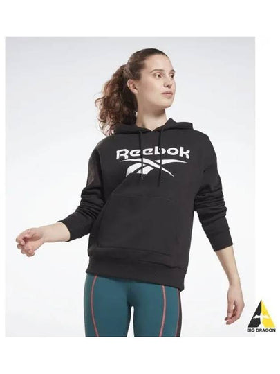 Vector brushed hoodie women black GS9392 - REEBOK - BALAAN 2