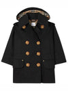 Kids Cotton Twill Hooded Trench Coat 8022300 C KG6 MEREL A1189 6 10 - BURBERRY - BALAAN 2