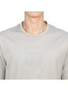 Metropolis Series Mercerized Jersey Logo Badge Short Sleeve T-Shirt Grey - CP COMPANY - BALAAN 6