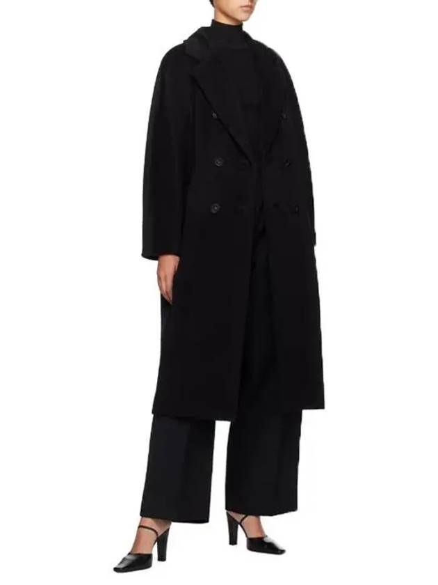 Tan Madame Wool Coat Black 241118F059004 - MAX MARA - BALAAN 5