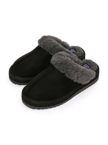 Cozy Original Fleece Slippers Black - GAP - BALAAN 1