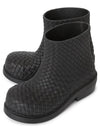 Fireman Rubber Rain Boots Black - BOTTEGA VENETA - BALAAN 2