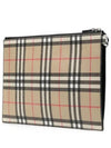 Vintage Check Clutch Bag Beige - BURBERRY - BALAAN 4