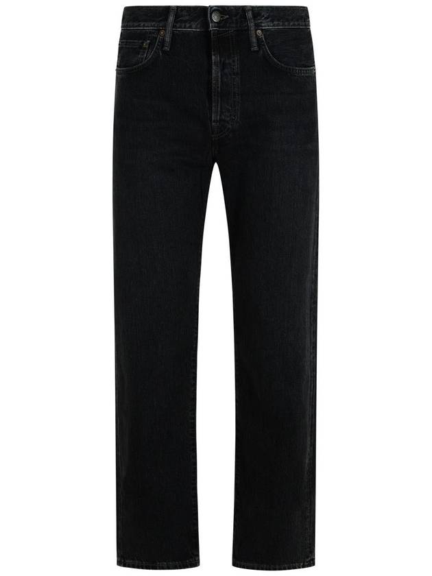 Regular Fit Straight Jeans Black - ACNE STUDIOS - BALAAN 2