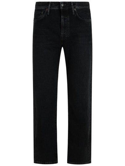 Regular Fit Straight Jeans Black - ACNE STUDIOS - BALAAN 2