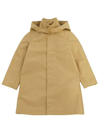 Kids Hooded Trench Coat Beige - BURBERRY - BALAAN 2