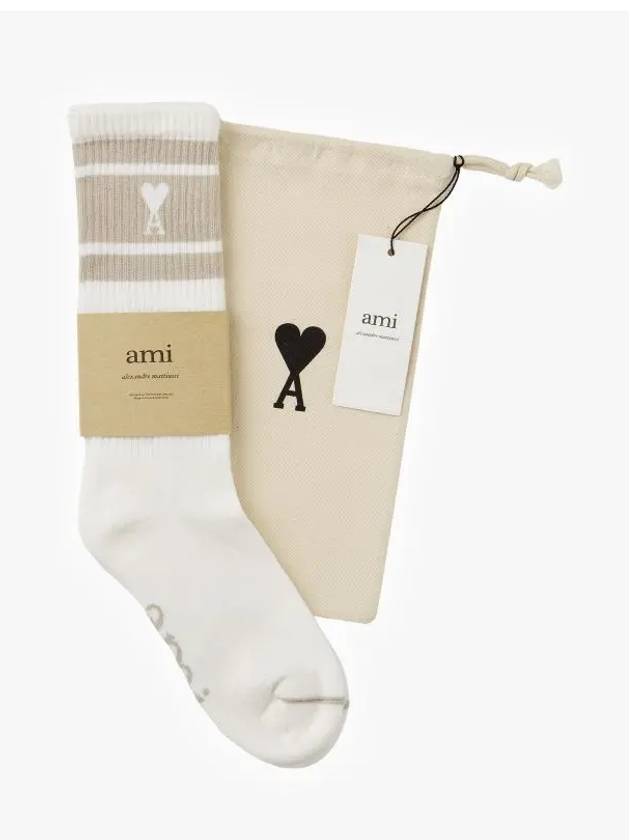 Socks USC001 AW0015271 BEIGE - AMI - BALAAN 5