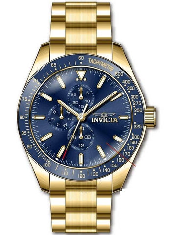 Invicta Aviator Quartz Blue Dial Men's Watch 38967 - INVICTA - BALAAN 1