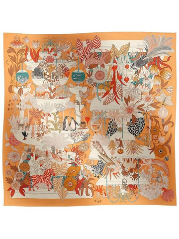 Precious Paradise 90 Scarf Abricot - HERMES - BALAAN 1