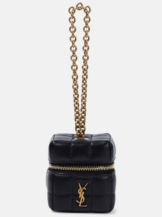 Cassandre Matelasse Leather Mini Bag Black - SAINT LAURENT - BALAAN 1