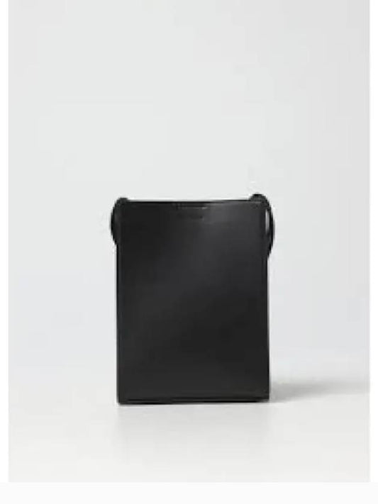 Tangle Leather Small Cross Bag Black - JIL SANDER - BALAAN 2