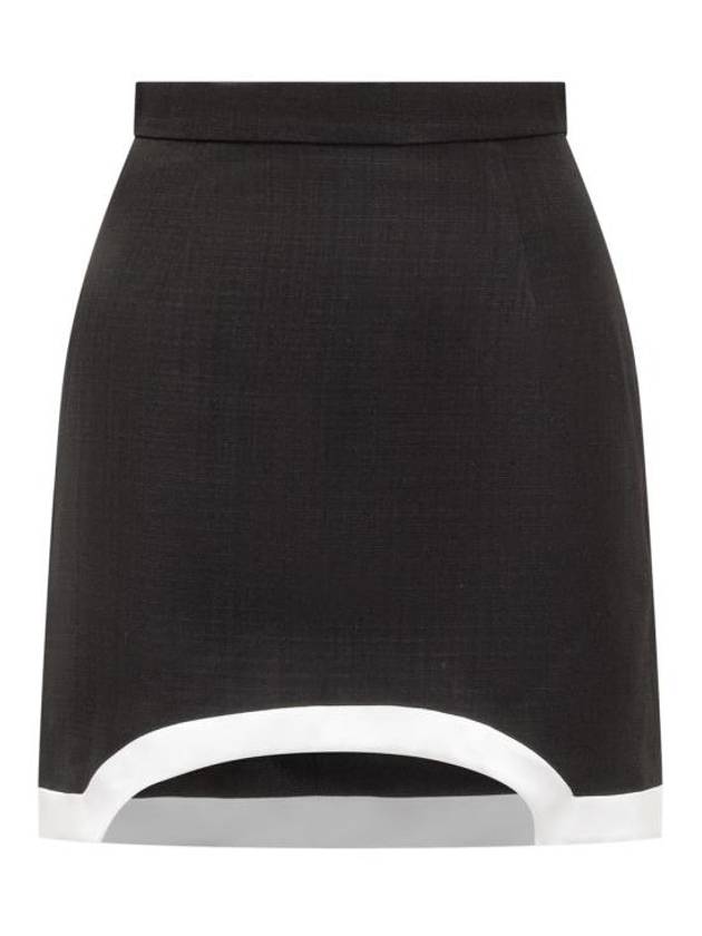 short skirt WF22SK034 03 BLACK - CASABLANCA - BALAAN 1