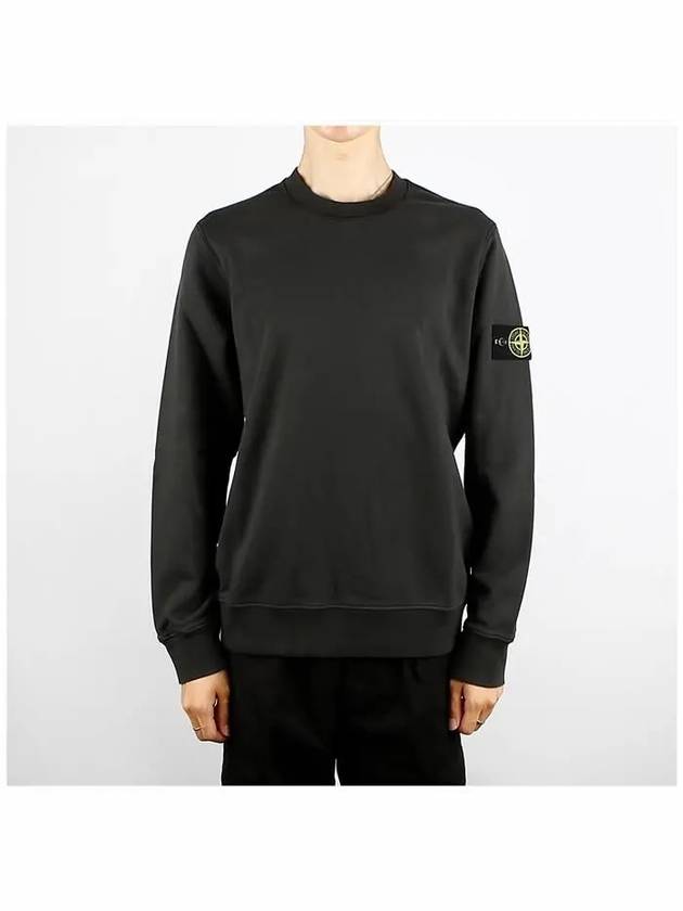 Compass Patch Cotton Sweatshirt Lead Grey - STONE ISLAND - BALAAN 3