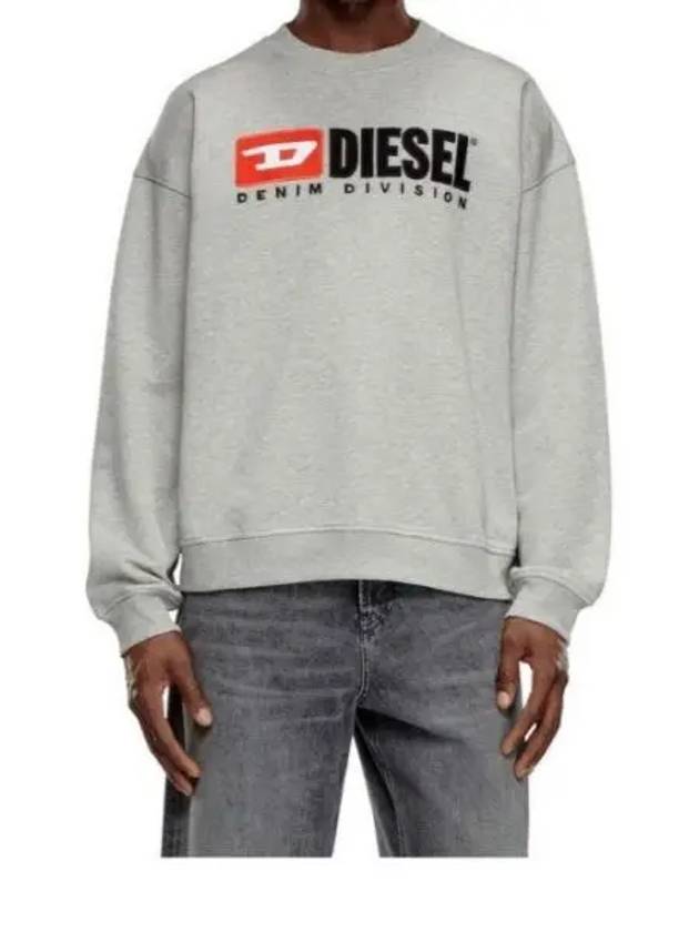 S Box Div Sweatshirt Grey - DIESEL - BALAAN 2