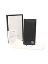 Women s Gucci 428740 Black Calfskin Gold Plated GG Marmont Long Wallet gt Gangbuk used luxury goods - GUCCI - BALAAN 3