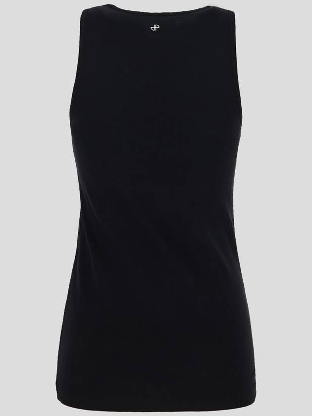 Women's Logo Print Sleeveless Black - PATOU - BALAAN 3