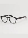 Eyewear Logo Square Eyeglasses Black - GUCCI - BALAAN 9