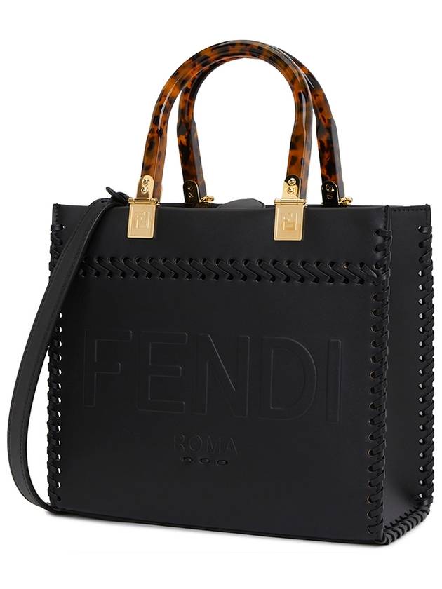 Sunshine Small Tote Bag Black - FENDI - BALAAN 3